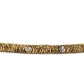 14k Yellow gold and diamond link bracelet for women. 1.5ctw and 32.8 grams