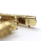 14k Yellow gold and diamond link bracelet for women. 1.5ctw and 32.8 grams