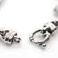 18K ROLO Chain Bracelet. PUFFED large Round Rolo chain bracelet. 18k white gold Italy OTC 6.8grams