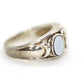 Synthetic Opal Sterling Silver Statement Ring