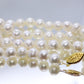 Freshwater Pearl Necklace. 9mm to 10mm Pearls. 20in length
