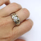 Vintage CZ Sterling silver Ring unisex
