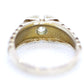 Vintage CZ Sterling silver Ring unisex