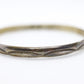 Sterling Silver 925 Bangle Bracelet. Engraved design. 6mm width with 17.2 grams TW. Stacked Bracelet.