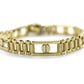 14k Panther Link chain bracelet. 20 grams
