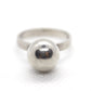 Vintage 925 Sterling Silver Ball / Hemisphere Design Ring. Women Size 6