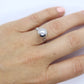 Vintage 925 Sterling Silver Ball / Hemisphere Design Ring. Women Size 6