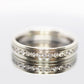 14k Diamond Band. Mens or Womens 14k Comfort Fit Band with channel set 0.48ctw diamonds