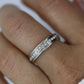 14k Diamond Band. Mens or Womens 14k Comfort Fit Band with channel set 0.48ctw diamonds