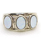 Synthetic Opal Sterling Silver Statement Ring