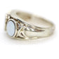 Synthetic Opal Sterling Silver Statement Ring