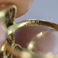 22k/10k Diamond Emerald Bow Tie Ring.