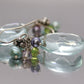Laura Gibson Dangle Earrings. Sterling Silver with Quartz (453)