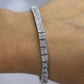 14k Diamond Tennis Bracelet. Square link Diamond cluster tennis bracelet. 2.72+ctw 23.9g
