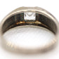 Sterling Silver Princess Cut CZ ring.