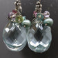 Laura Gibson Dangle Earrings. Sterling Silver with Quartz (453)