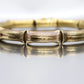 18k Bamboo bracelet. High Detailed Bamboo articulated link bracelet. 8.25" and 25.4grams.