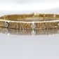 14k Yellow gold and diamond link bracelet for women. 1.5ctw and 32.8 grams