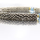 Laura Gibson Bracelet. Sterling Silver and 18k Beads with Dangling Faceted Gems - Topaz -  (584)