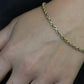 Michael Anthony MA 14k Rope Chain bracelet