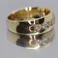 14k Channel Diamond Wedding eternity Band. Mens diamond channel eternity ring 1.0 ctw. Comfort fit.