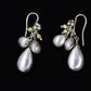 Laura Gibson Dangle Earrings. 18k Sterling Silver Drop Earrings (633)