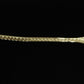 Twisted herringbone bracelet. 14k Reversible high polish bracelet