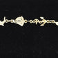 14k Sea Dolphin Sailboat Anchor Charm bracelet. Nautical Bracelet. Marine Bracelet. Michael Anthony MA bracelet