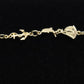 14k Sea Dolphin Sailboat Anchor Charm bracelet. Nautical Bracelet. Marine Bracelet. Michael Anthony MA bracelet