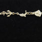 14k Sea Dolphin Sailboat Anchor Charm bracelet. Nautical Bracelet. Marine Bracelet. Michael Anthony MA bracelet
