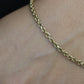 Michael Anthony MA 14k Rope Chain bracelet