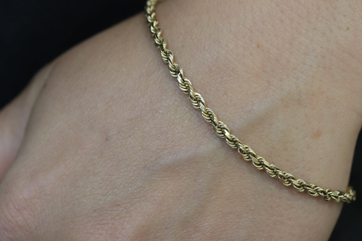 Michael Anthony MA 14k Rope Chain bracelet