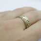 14k Wide Diamond cut engraved band. Wed-Lok MENS Heavy Wide Band. sz 10.75