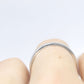 Platinum Band 2mm wide. Half round thin wedding band. Platinum ring. Band for Women and Men. Size 8.5. Platinum