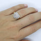 Vintage CZ Heart Ring. 14k HGE ring