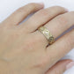 14k Wide Diamond cut engraved band. Wed-Lok MENS Heavy Wide Band. sz 10.75