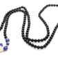 14k Peter Brams PBD Onyx and Lapis Lazuli necklace and bracelet. Onyx Lapis Lazuli bead necklace and bracelet
