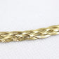 18K BRAIDED Twisted herringbone bracelet. 18k Braided Bracelet 7.5in