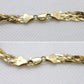 18K BRAIDED Twisted herringbone bracelet. 18k Braided Bracelet 7.5in