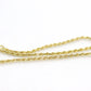 14k Gold Twisted Rope Bracelet 1.5mm 1.7 grams. Gold braided rope bracelet