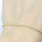 14k Gold Twisted Rope Bracelet 1.5mm 1.7 grams. Gold braided rope bracelet