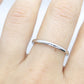 Platinum Band 2mm wide. Half round thin wedding band. Platinum ring. Band for Women and Men. Size 8.5. Platinum