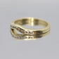 14k Diamond Eternity ring. Channel set Diamond V band