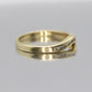 14k Diamond Eternity ring. Channel set Diamond V band