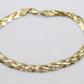 18K BRAIDED Twisted herringbone bracelet. 18k Braided Bracelet 7.5in