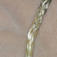 18K BRAIDED Twisted herringbone bracelet. 18k Braided Bracelet 7.5in