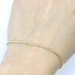 14k Gold Twisted Rope Bracelet 1.5mm 1.7 grams. Gold braided rope bracelet