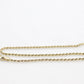 14k Gold Twisted Rope Bracelet 1.3mm 1.3 grams. Gold braided rope bracelet
