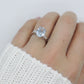 Platinum Large Aquamarine and Tapered Baguette diamond ring. Platinum oval aquamarine engagement ring st632/50