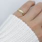 ARTCARVED JR Wood and Sons 14k Gold wide wedding band Ring Sz 4.75